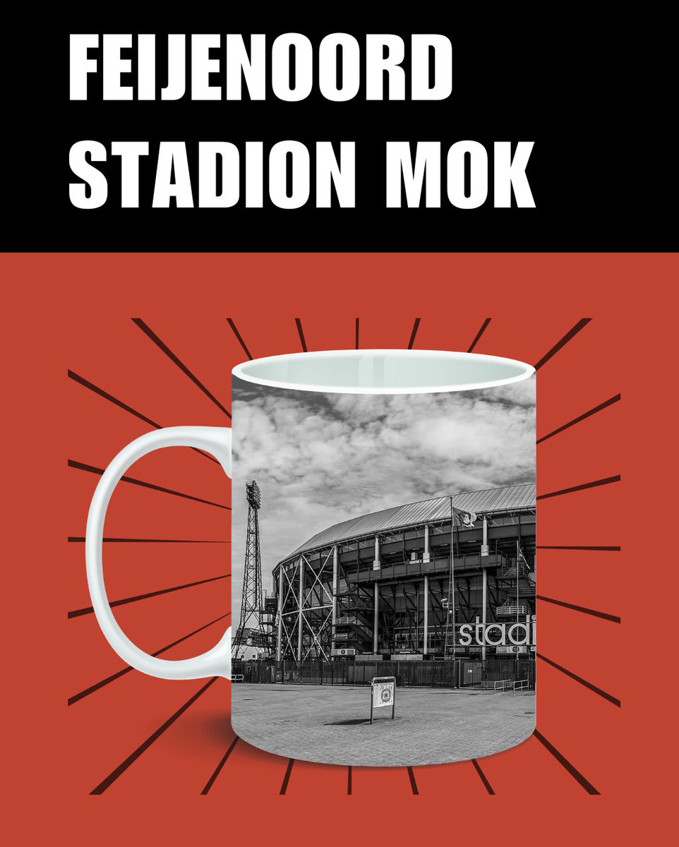 Elke dag genieten van een schitterende Feijenoord Stadion Mok? De mok is verkrijgbaar in zwart/wit en kleur via mokken.ms-fotografie.nl nu tegen #spotprijs

#mokken #cadeau #mok #sterkerdoorstrijd #stadion #feijenoordstadion #rotterdamzuid