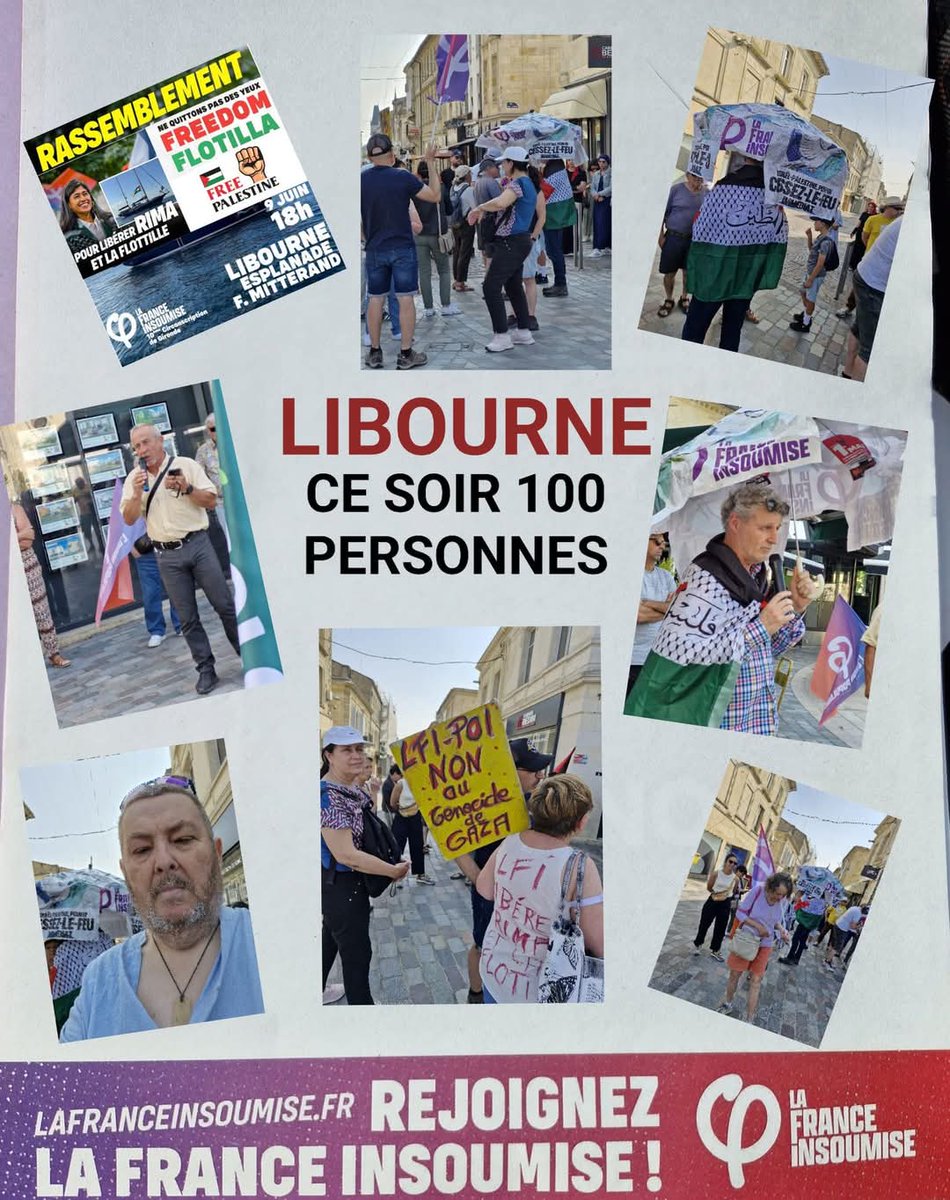 ULibournais's tweet photo. Ce soir a #libourne 100 personnes mobilisés #Madleen soutien à @RimaHas https://t.co/HkUgbSkgVW