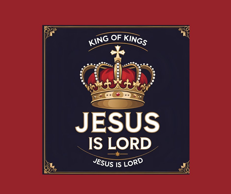 He is the King above all kings, the Lord of every heart. ✨ Crown your day with faith—Jesus reigns forever! #JesusIsKing #LordOfAll #FaithFirst #KairosLogos