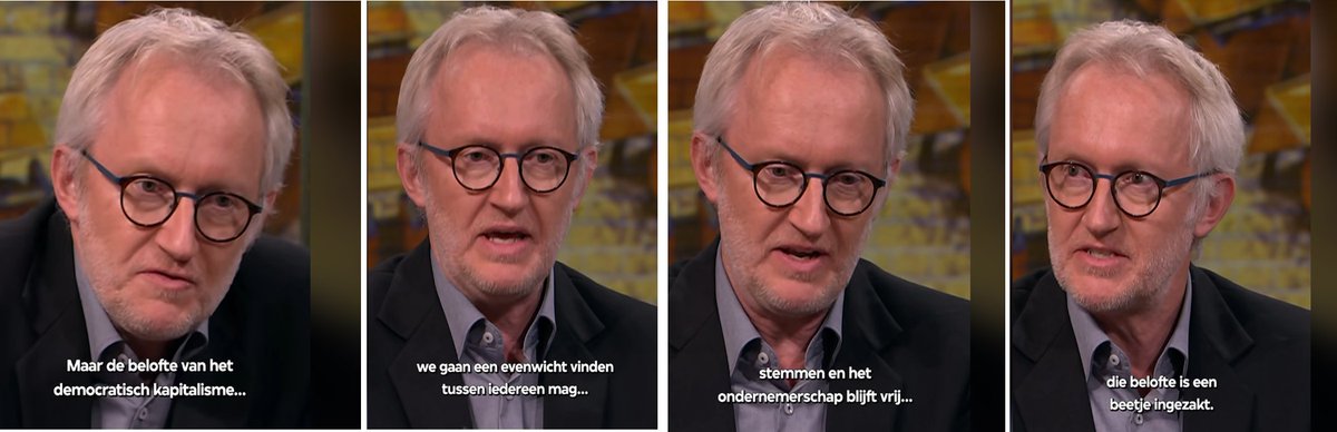David Van Reybrouck zegt dat belofte van democratische kapitalisme met evenwicht tussen "iedereen mag stemmen en ondernemerschap blijft vrij" is ingezakt. Hij doet loterij en G1000-voorstellen als correctie voor huidige democratie . Wat is zijn alternatief voor vrij ondernemen?