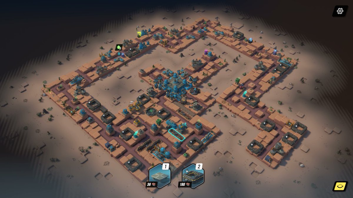 🛠️Community Builds of the Week!

The Hourglass⏳ two blocks, one tight chokepoint

The Spiral😵‍💫 clean loop around HQ, perfect range

Missile Command🚀 6 silos powering brutal bunkers

Buffer Zone🌵path loops far from HQ, big empty killfield!

Got a build? Share it!
#TowerDominion