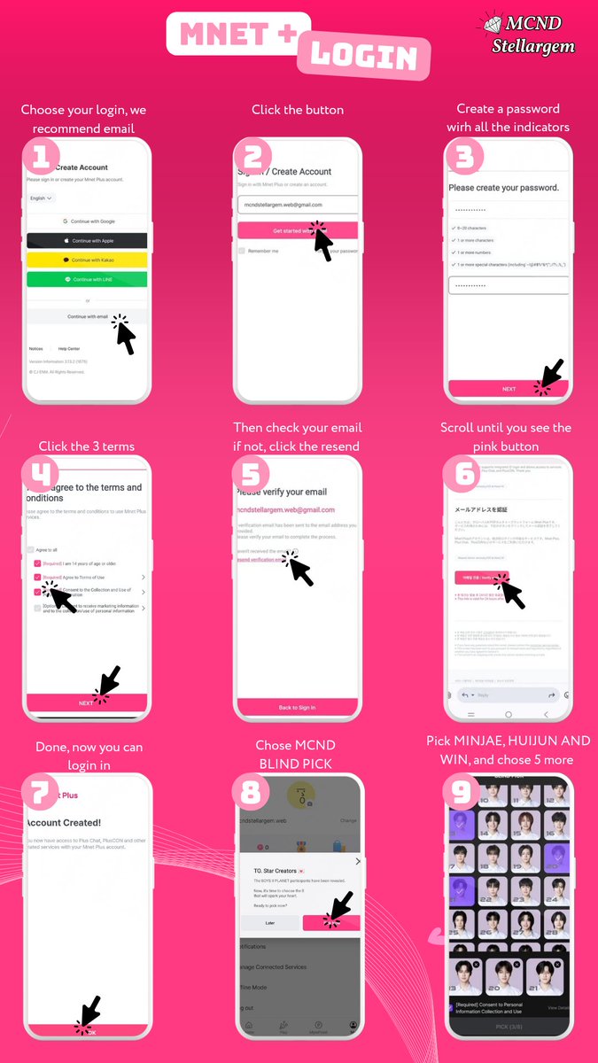 [🗳] [𝐌𝐍𝐄𝐓+] [MCND GUIDE]
Time to choose MINJAE, HUIJUN &amp; WIN 😉💎

[Period]
June 9 (Mon) 10 AM - June 11 (Wed) 10 AM (KST)

App: mnetplus.world
❕️We recommend use the app.

#MCND #엠씨엔디
#민재  #MINJAE #휘준 #HUIJUN #윈  #WIN