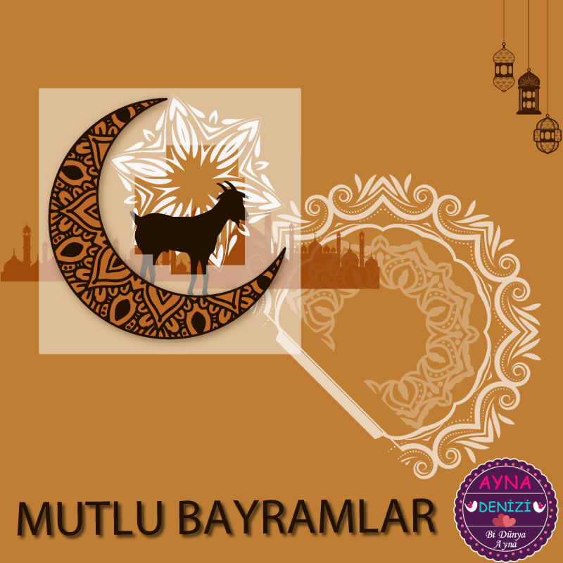 AynaDenizi's tweet photo. Aileniz ve Sevdiklerinizle Sağlıklı, Huzurlu, Mutlu Bir Bayram Geçirmeniz Dileğiyle, İyi Bayramlar. #aynadenizi #kurbanbayramı https://t.co/wrH8Eyd8b8