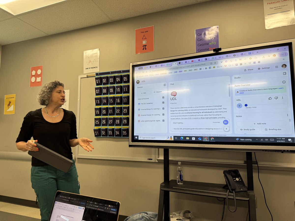 My tech guru in action! 🤩 Lisa sharing the best AI apps for us teachers! I love Magic School! <a href="/edtechwithlisa/">Lisa Nydick</a> <a href="/KEDCGrants/">KEDC Grants</a> <a href="/kedc_epic/">EPIC</a> #KEDCgrants