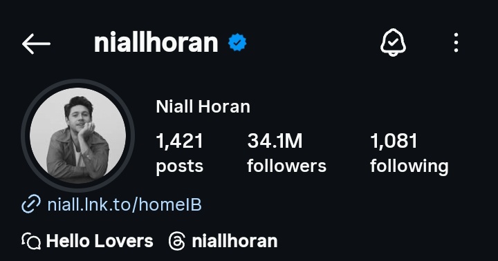 Niall ha removido la biografía de The Show en Instagram!