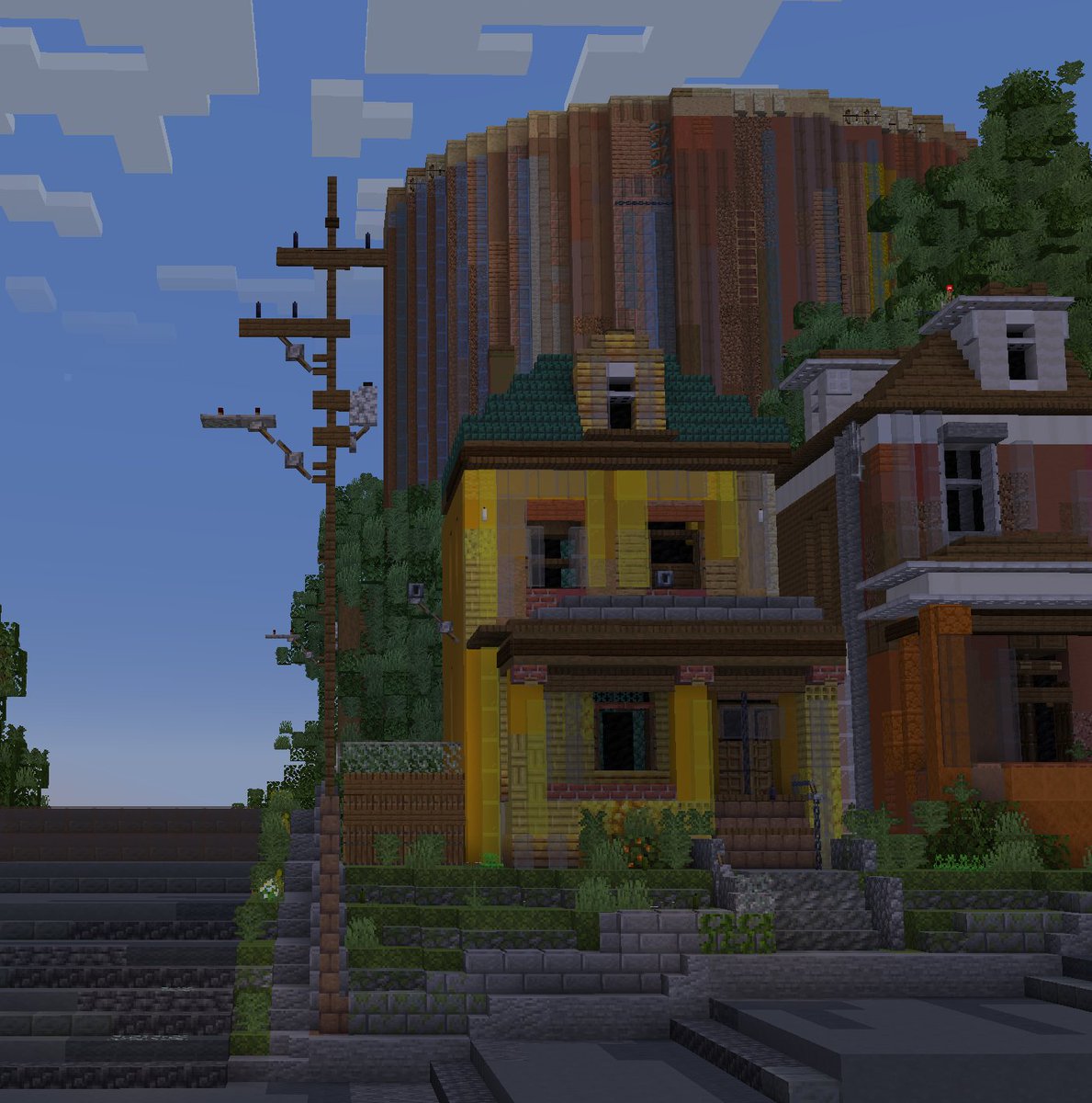 "Water Tower"
Concept by: <a href="/Alariko_/">Alariko</a> 
#Minecraft #Minecraftbuilds #minecraft建築コミュ