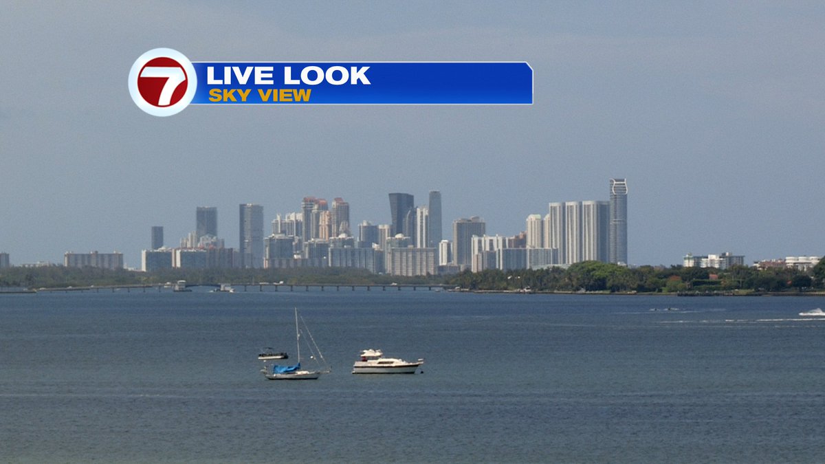 Erika Delgado (@erikadelgadowx) on Twitter photo Blue skies return to South Florida as Saharan dust exits the region. <a href="/wsvn/">WSVN 7 News</a> @7weather Blue skies return to South Florida as Saharan dust exits the region. <a href="/wsvn/">WSVN 7 News</a> @7weather