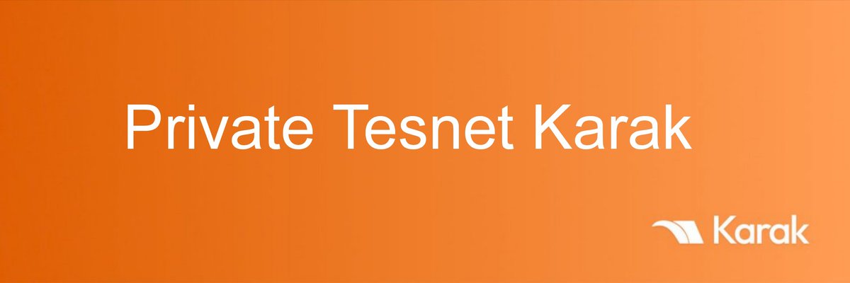 🚨 <a href="/Karak_Network/">Karak 🍊</a> The winners of the forms filled for Karak Network Private Tesnet have been determined.⚡️

All Private Testnet Applications have been reviewed and the winners will be given the alpha squad role on discord and access to a private channel

We have doubled the first