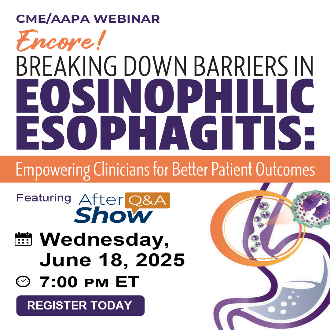 Don’t miss this the presentation “Breaking Down Barriers in Eosinophilic Esophagitis: Empowering Clinicians for Better Patient Outcomes"!
This webinar will review the latest guidelines &amp; advancements in the management of eosinophilic esophagitis &amp; more!
hubs.li/Q03rbnLX0