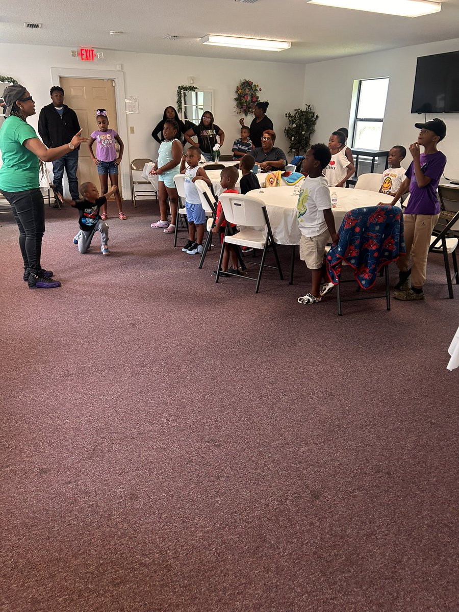 We kicked off our Summer Of Hope Tour with this amazing group of kids at Providence Missionary Baptist Church💜💚#staydrugfree #DFC #dfcproud