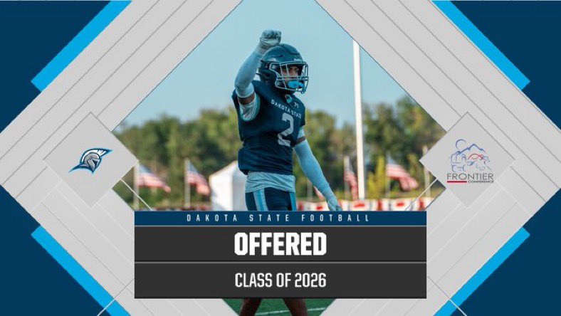 jeter_jayden's tweet image. Grateful to receive an offer from Dakota State!! @CartwrightDSU