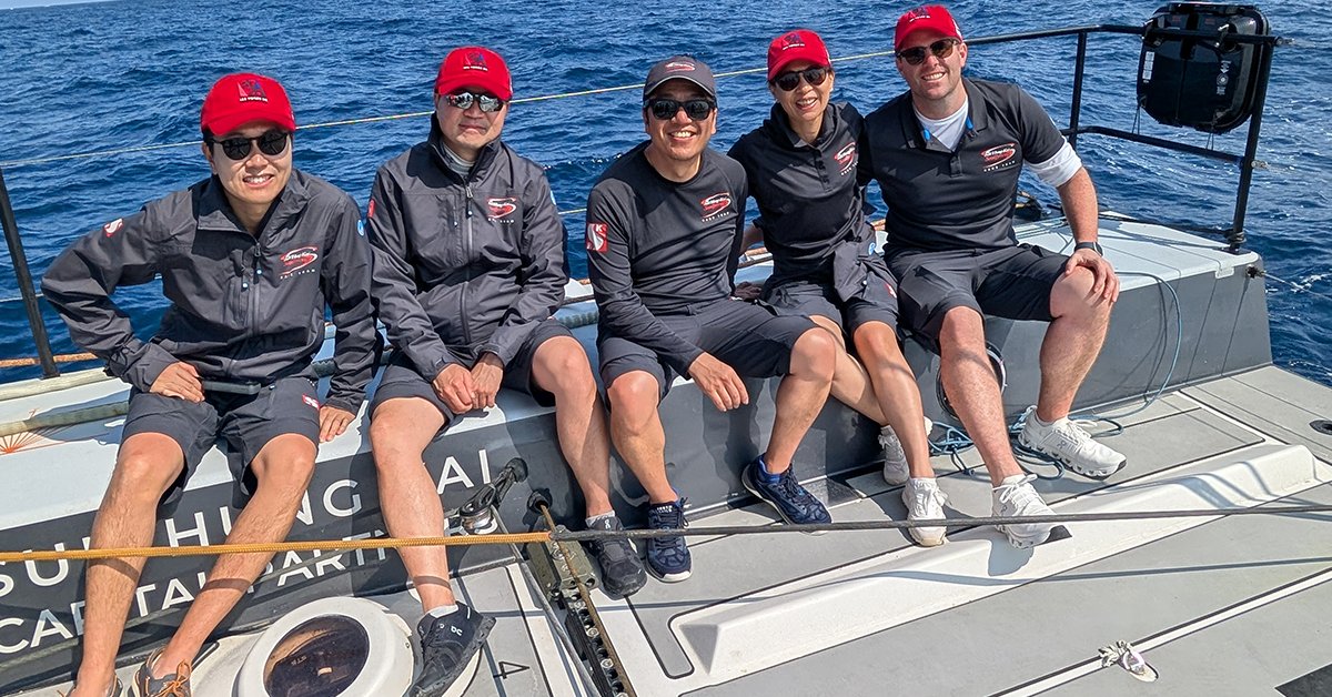 What a difference a day makes!
From yesterday's blustery 30 knots Mistral winds to today's light 5-9 knots the fleet are contending with the full range of conditions here in St Tropez. 2 more windward leeward short races special mention of the 2nd race start where SH nailed it!