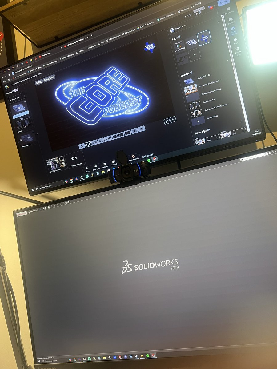 🚨 We’re LIVE! 🚨
Welcome to The CORE Podcast – your hub for all things, engineering, SOLIDWORKS, and everything nerdy!
Jump in the chat and hang out with us
#TheCorePodcast #Engineering #SOLIDWORKS #StarWars #LEGO 

youtube.com/live/-dENahKea…
