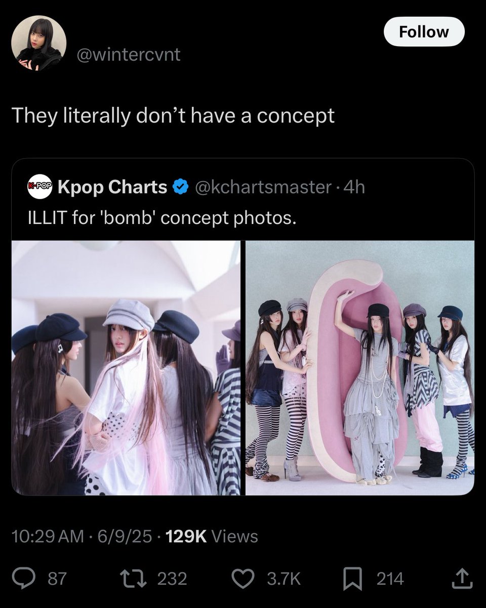 speaking about their favs vs when they talk abt illit 👀