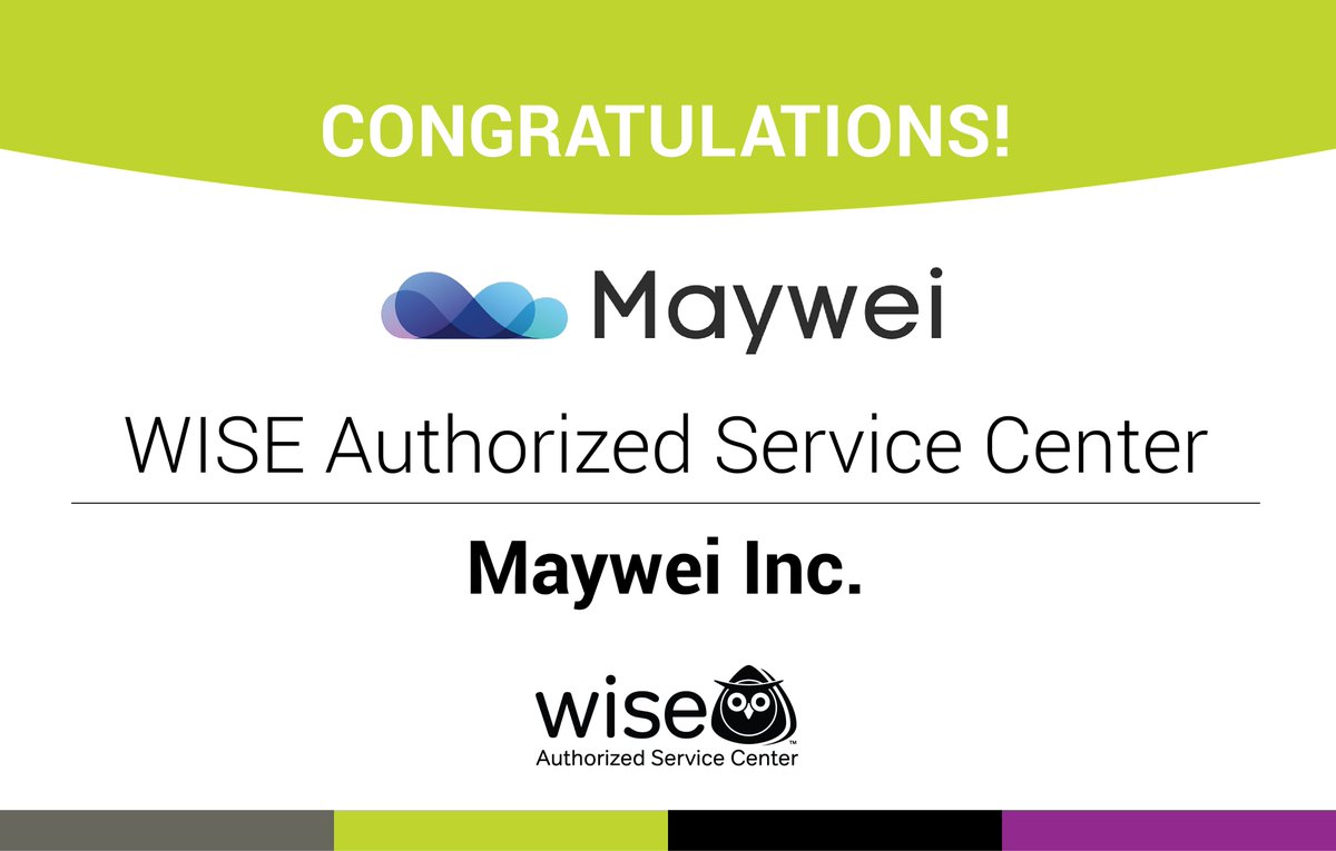 Wise Certification (@wisecert) on Twitter photo Maywei has officially joined the ranks of WISE Authorized Service Centers, demonstrating a clear commitment to quality, accountability & sustainability in device repair. Congratulations to the entire Maywei team on achieving WISE  Certification. Maywei has officially joined the ranks of WISE Authorized Service Centers, demonstrating a clear commitment to quality, accountability & sustainability in device repair. Congratulations to the entire Maywei team on achieving WISE  Certification.
