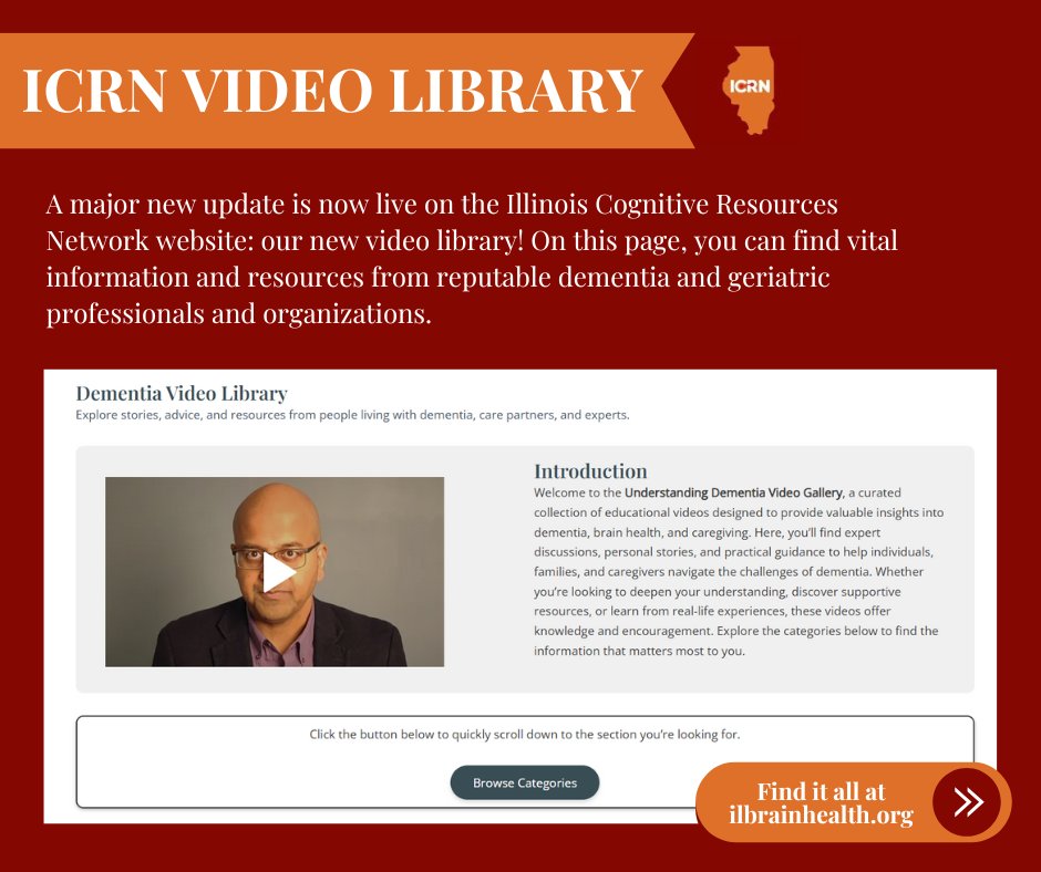 Major new updates are now live on the Illinois Cognitive Resources Network website, including a new video library!

Read more about the exciting changes at ilbrainhealth.org/2025/06/10/int… #FindItOnTheICRN