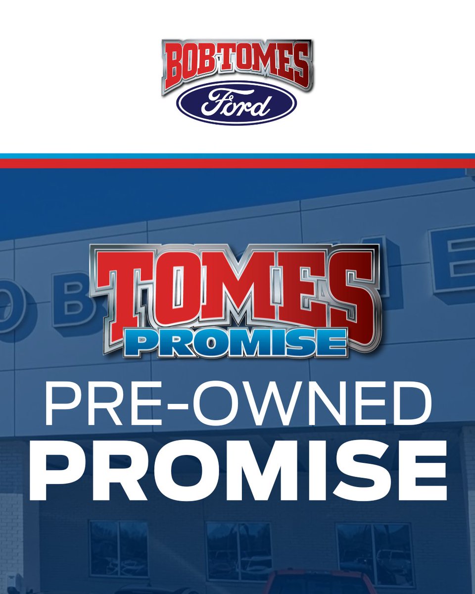 With a 3-month/3,000-mile limited powertrain warranty, our Pre-Owned Promise is second to none! Drive with confidence knowing your pre-owned vehicle is backed by unbeatable reliability and service, ensuring peace of mind for every road ahead. 
 #BobTomesFord #McKinney #Texas