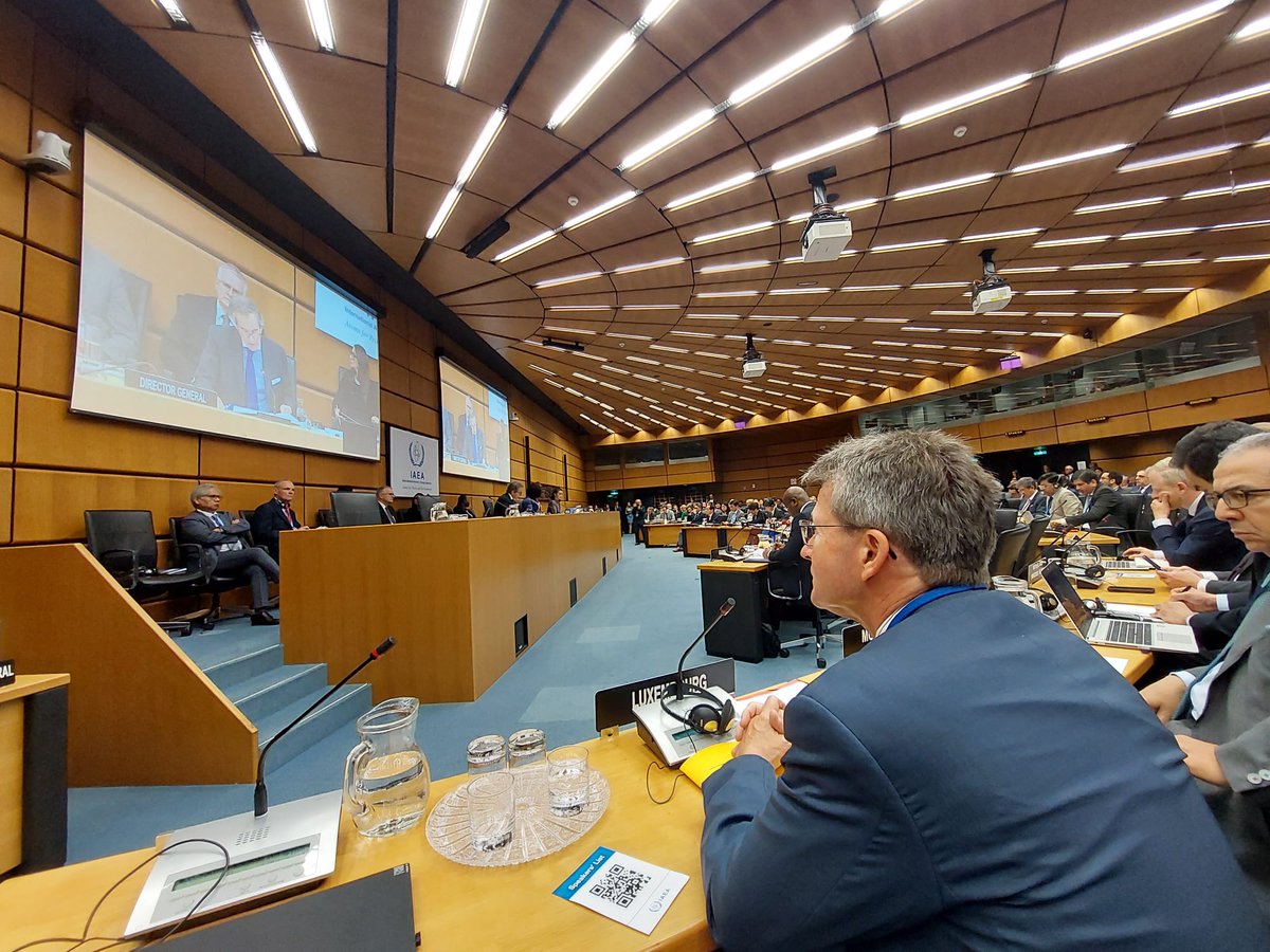 🇱🇺 reaffirms its full support for the @IAEAorg as the June #BoardofGovernors kicks off today in Vienna. Proud to contribute to global efforts on nuclear safety, security &amp; non-proliferation. #multilateralism #Luxembourg
