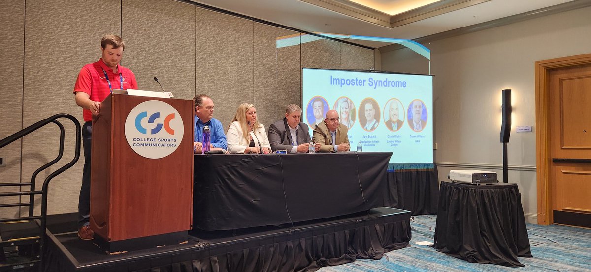 Some great advice on imposter syndrome from this panel of <a href="/jaystancil/">Jay Stancil</a>, <a href="/CougarCanuck/">Cindy Potter</a>, <a href="/SWilsonAD/">Steve Wilson</a> &amp; <a href="/BoomerSID/">Chris Wells</a>, which I hear have about 100 yrs of experience between them. Extremely fortunate to have worked with all of them in various capacities &amp; call them friends
#CSCUnite25