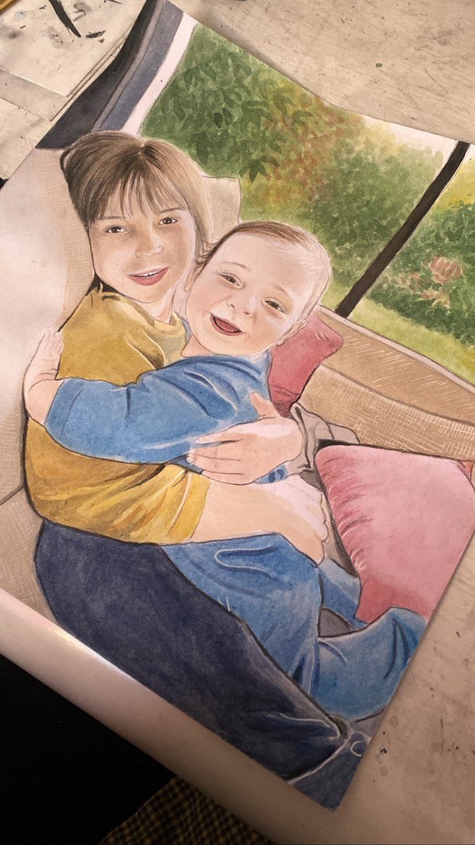 AddyBeauducel's tweet image. Toujours dispo pour dessiner ou peindre à l&apos;aquarelle la photo de votre choix !