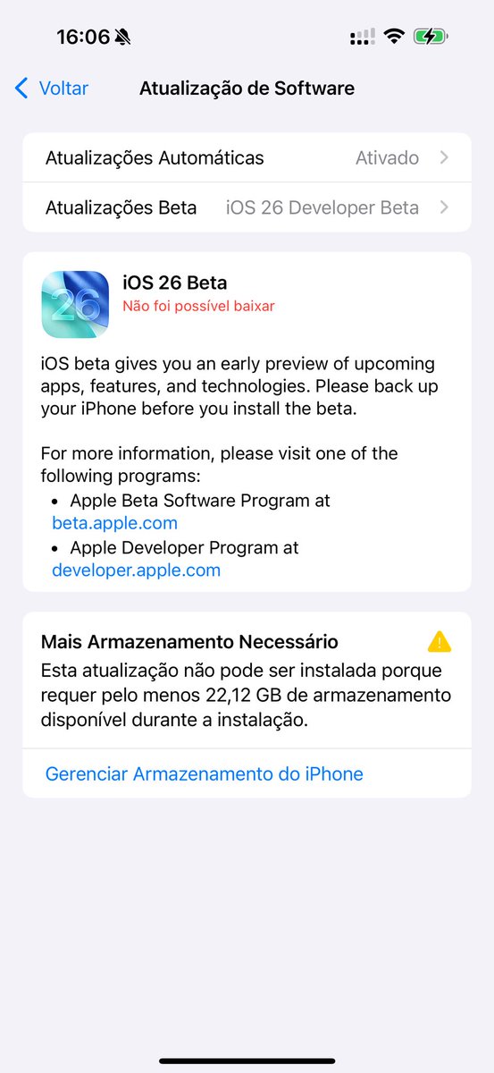 brenotrrx's tweet photo. Bem levezinho graças a Deus #WWDC2025 #ios26 https://t.co/Q5JUgMMnLR