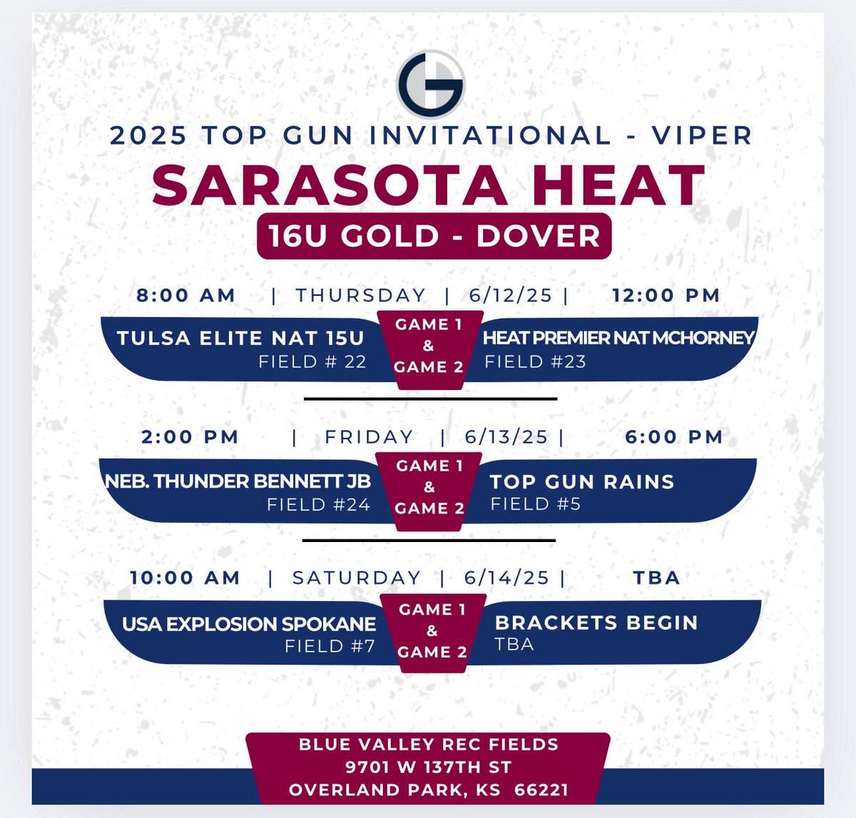 I am so excited to soon be on my way to Kansas City for the Top Gun Invitational Tournament with <a href="/SarasotaHeat18U/">Sarasota Heat Dover</a> !

<a href="/UncommittedUsa/">UncommittedPlayersUSA</a> <a href="/SUncommitted/">Softball Uncommitted</a> <a href="/SoftballRecruit/">Softball Recruit 🥎</a> <a href="/LegacyLegendsS1/">Legacy & Legends Softball</a> <a href="/ExtraInningSB/">EXTRA INNING SOFTBALL</a> <a href="/FSU_Softball/">Florida State Softball 🥎</a> <a href="/GatorsSB/">Gators Softball</a> <a href="/FIUSoftball/">FIU Softball</a> <a href="/FGCU_Softball/">FGCU Softball</a> <a href="/UCF_Softball/">UCF Softball</a> <a href="/Vol_Softball/">Tennessee Softball</a>