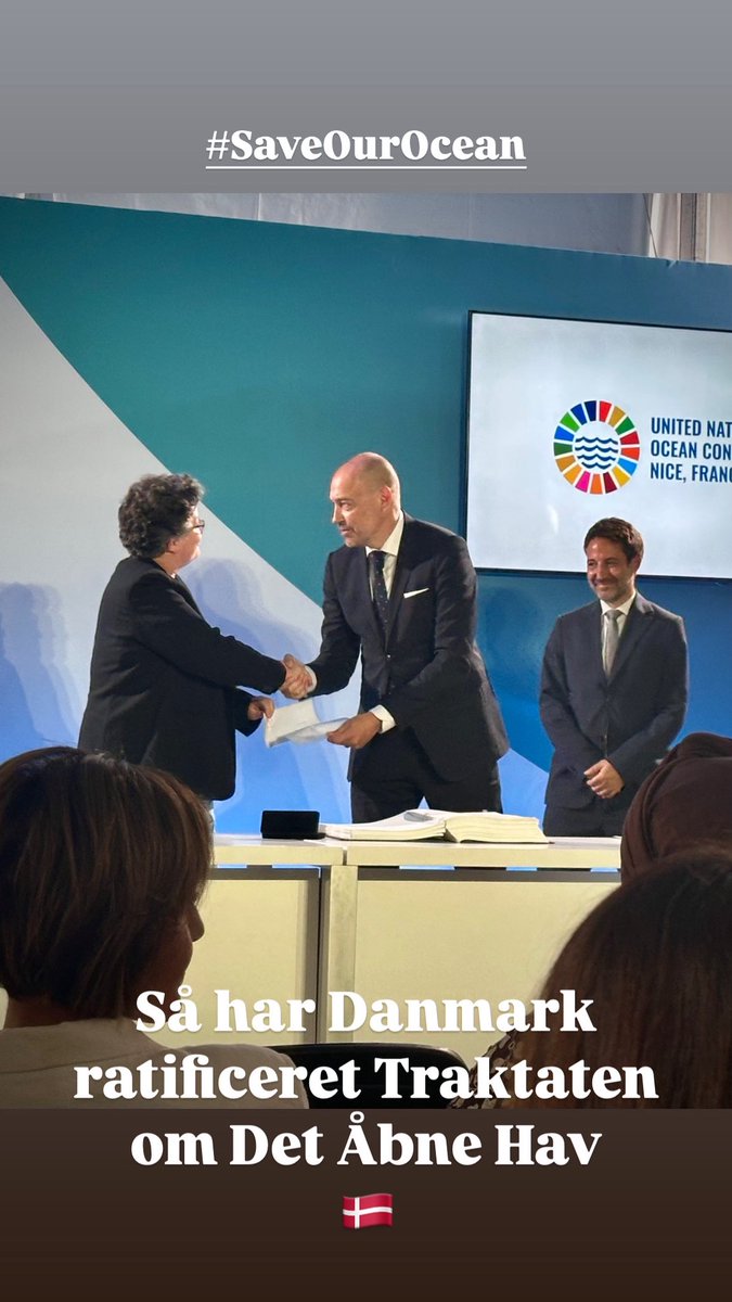 Danmark har ratificeret en vigtig aftale for havet. Den giver mulighed for, at man nu kan beskytte dele af det internationale farvand, så vi kan nå det globale mål om at beskytte 30 procent af verdenshavene i 2030. Med ratifikationen forpligter Danmark sig til at arbejde for
