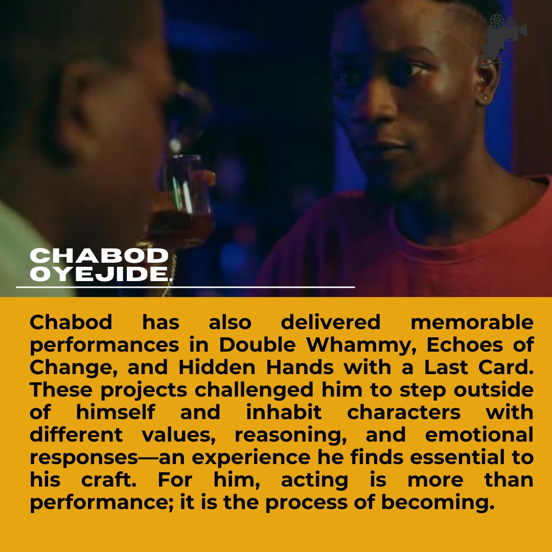 Meet A Rat: Chabod Oyejide is an Actor and Filmmaker. He is a creative force drawn to roles that demand transformation and emotional truth. His recent work in The Yard marks a standout moment in his career—a project that offered real space for growth, nuance, and character depth.