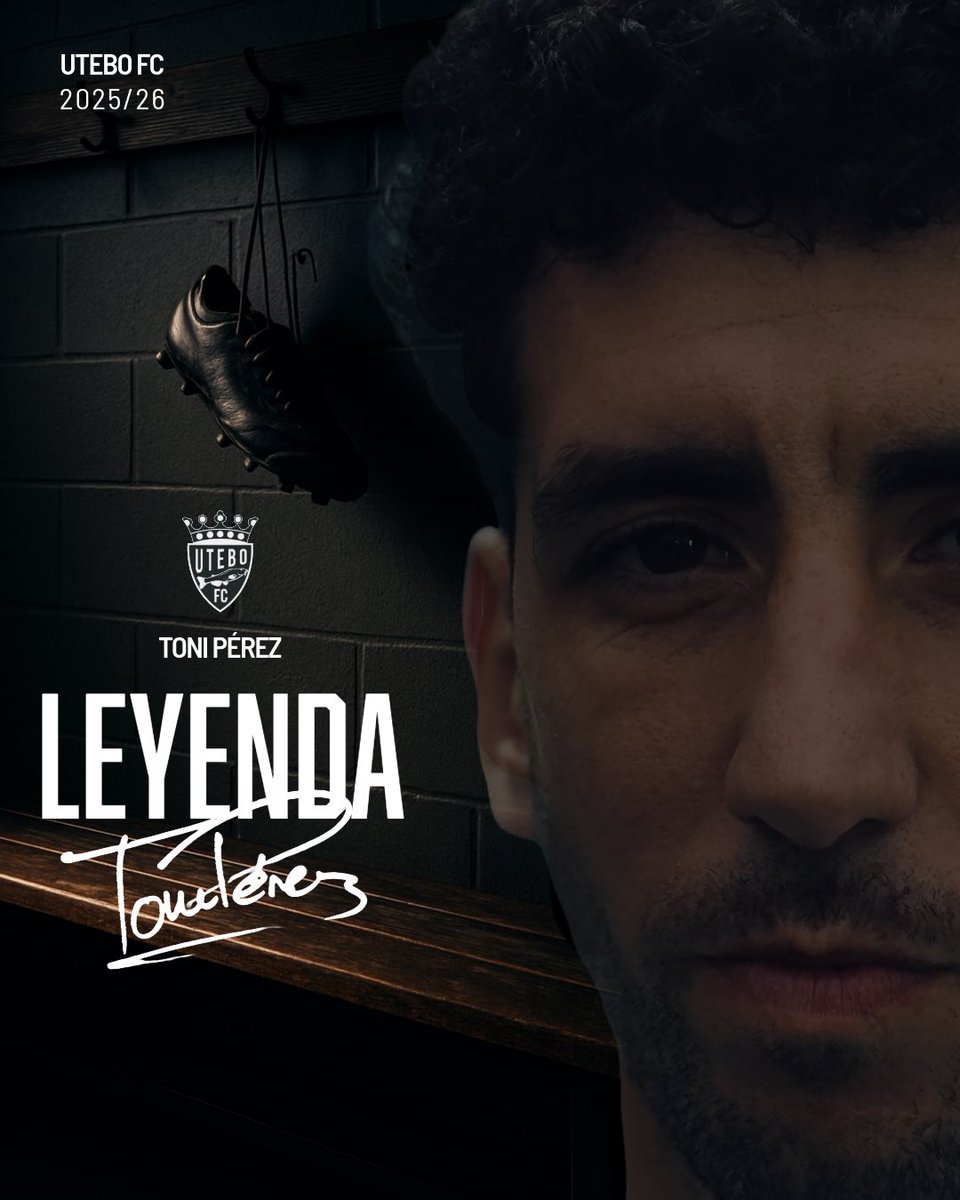 🔵⚪ 𝐓𝐎𝐍𝐈 𝐏𝐄́𝐑𝐄𝐙 𝐂𝐔𝐄𝐋𝐆𝐀 𝐋𝐀𝐒 𝐁𝐎𝐓𝐀𝐒

Después de tres temporadas defendiendo con orgullo el escudo del Utebo, Toni Pérez anuncia su retirada del fútbol a los 32 años.