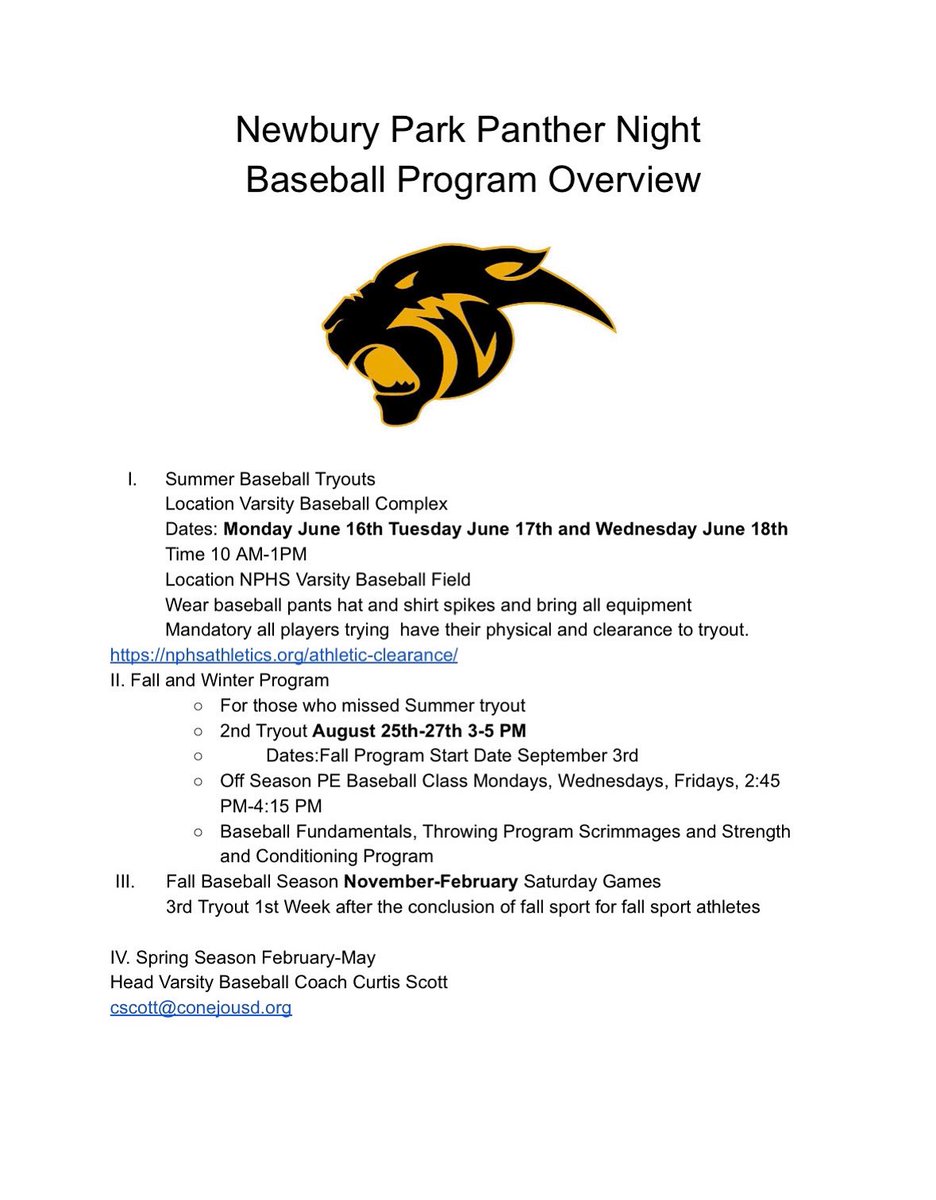 NPHS Baseball tweet media