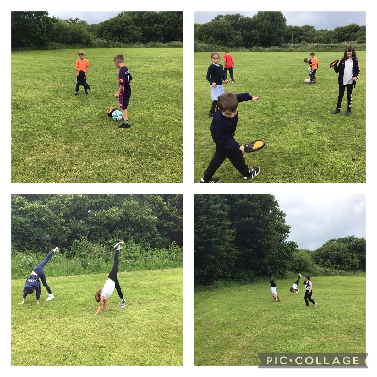 Dosbarth Harlequin had a fun filled active outdoor toy picnic in our lovely field today, to celebrate winning best attendance! #sfphwb #article31 #dosbarthharlequin