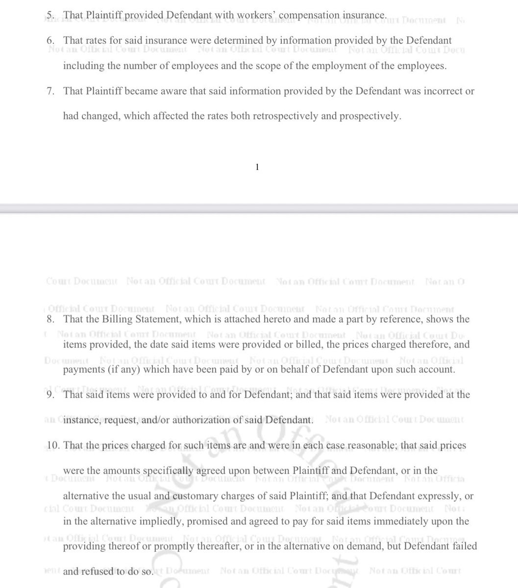 gouldj77's tweet photo. Breaking: Green Street (Construction) of #DeadbeatDeveloper fame, has been sued by @MEMinsurance for failure to pay workers’ compensation insurance premiums…and #MEM alleges that Green Street submitted “inaccurate or changed information” to secure lower rates. 😬 https://t.co/hIZrnodBFR