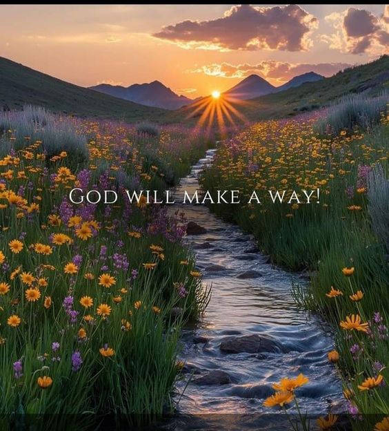 Never let go of Hope✞
God will make a way where there seems to be no way.
