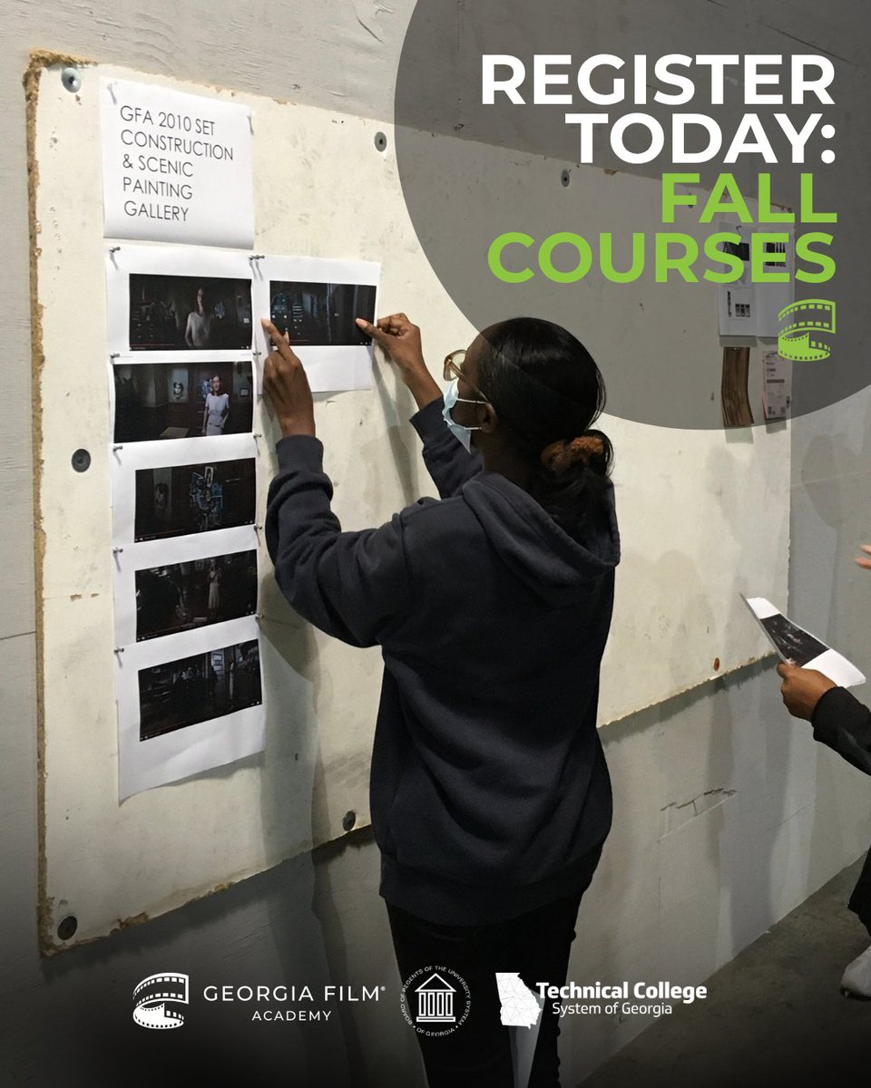 With over 30 partner colleges and universities across Georgia, GFA is never far from home. No matter where you are, there’s a fall course waiting for you! Register now and join the future of film and TV: georgiafilmacademy.edu/academics/cour… #GFAFallCourses #GeorgiaFilm