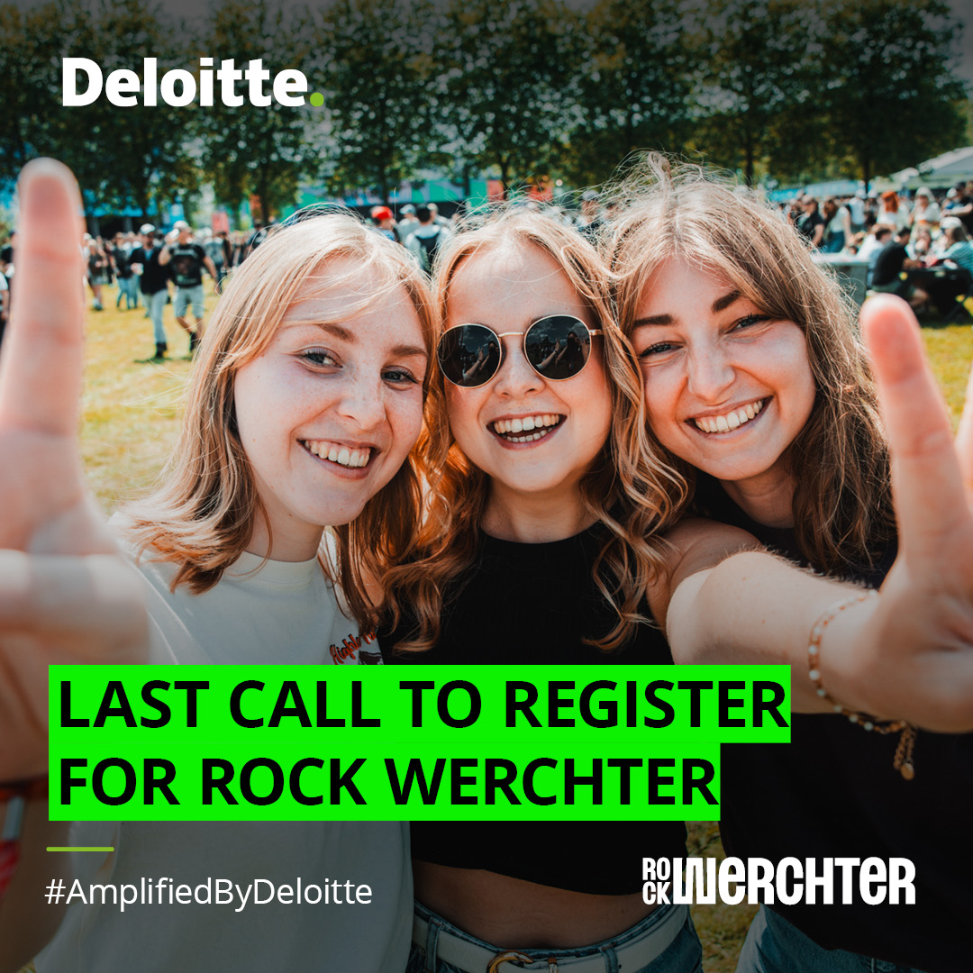 Students, time is running out! Show us what makes you unique  and have a final chance to join us at #RockWerchter with a friend.🎶

Don’t miss out!🚀

Register now ➡️ delo.tt/601148YbB 

---
#DeloitteBelgium #AmplifiedByDeloitte #RW25 #LifeAtDeloitte