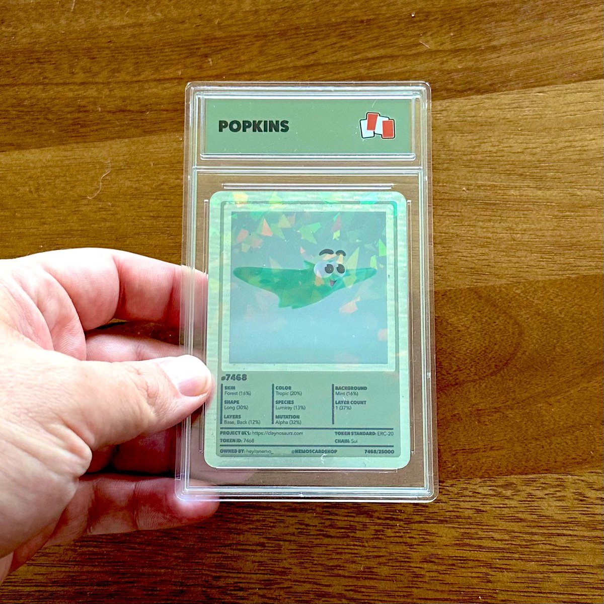 nemo (@heyitsnemo_) on Twitter photo A world first??
Physical <a href="/Claynosaurz/">Claynosaurz</a> Popkins trading card! 🔥
25000 Popkins, 1 card down. Who wants to be the next? A world first??
Physical <a href="/Claynosaurz/">Claynosaurz</a> Popkins trading card! 🔥
25000 Popkins, 1 card down. Who wants to be the next?