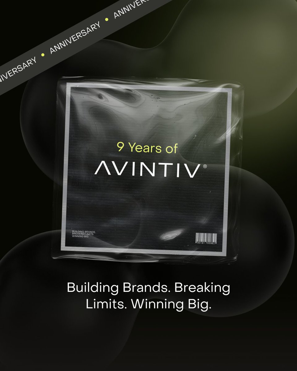 Avintivmedia's tweet photo. 9 years.

No shortcuts. No playbook.

Just deep work, long nights, and results that speak.450+ brands. $1B+ in client revenue.
Year 10 — let’s build louder. https://t.co/j5aokfSMQE