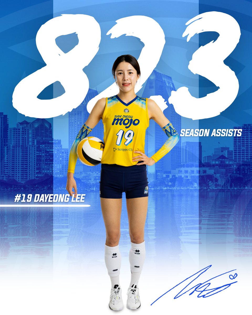 Closed out the season with DaYeong Lee’s impressive 823 assists! 

Share your DaYeong Lee core memory in the comment section. 👇

#SanDiegoMojo #WeAreMojo #SanDiegoSports #DaYeongLee #ProVolleyball #MajorLeagueVolleyball