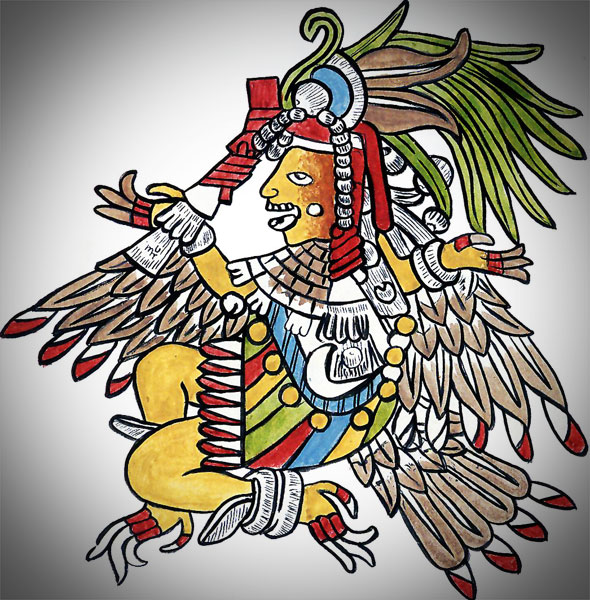 Half a century ago the great #Aztec/#Nahua scholar Henry B. Nicholson compiled a most useful summary of #Mexica ‘deity representations’. We bring his pioneering survey of deity insignia to life...
mexicolore.co.uk/aztecs/gods/az… (Below: Itzpapalotl, 'Obsidian Butterfly')