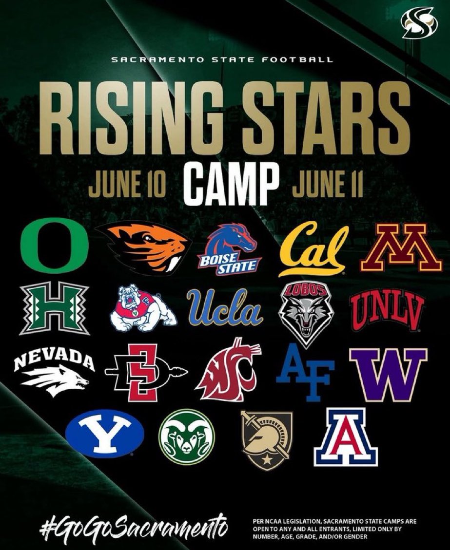 Oc Lehner (@oclehner35) on Twitter photo I will be attending the Sacramento state rising stars camp this week as a linebacker and running back (2027)
#GoGoSacramento <a href="/hardynickerson/">Hardy Nickerson</a> <a href="/BrandonHuffman/">Brandon Huffman</a> <a href="/DWisePreps/">Dominique Wise M.Ed</a> <a href="/westcoastpreps_/">West Coast Preps</a> <a href="/ODowd_FB/">Bishop O’Dowd Football</a> I will be attending the Sacramento state rising stars camp this week as a linebacker and running back (2027)
#GoGoSacramento <a href="/hardynickerson/">Hardy Nickerson</a> <a href="/BrandonHuffman/">Brandon Huffman</a> <a href="/DWisePreps/">Dominique Wise M.Ed</a> <a href="/westcoastpreps_/">West Coast Preps</a> <a href="/ODowd_FB/">Bishop O’Dowd Football</a>