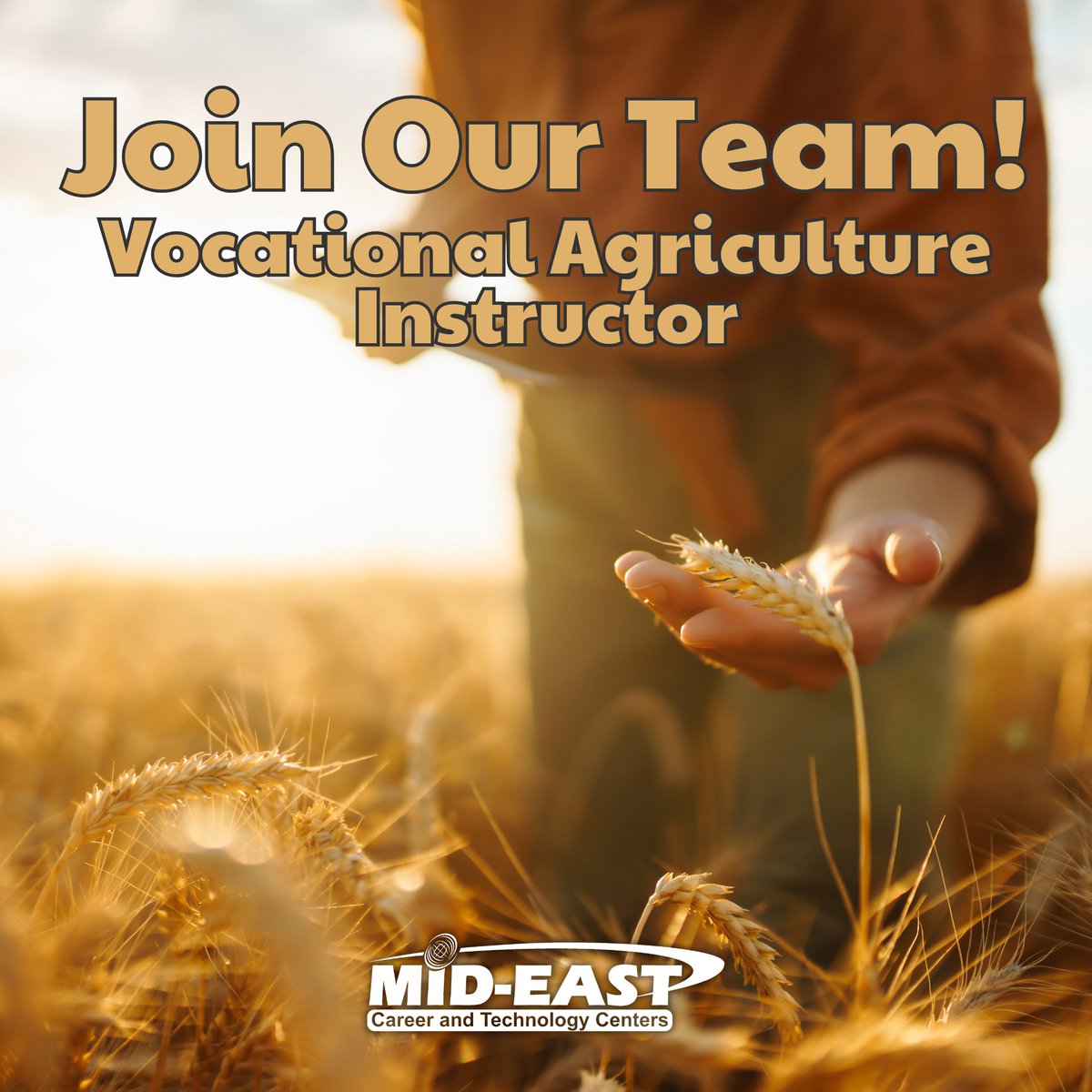 MidEastDistrict's tweet image. ⭐️Join our team! For full details on the position below, visit mideastctc.org/employment. ⭐️

Current opening:
- Vocational Agriculture Instructor
- Satellite Site - Zanesville City Schools
- Deadline to apply - June 24, 2025

#JoinMidEastCTC #HiringNow