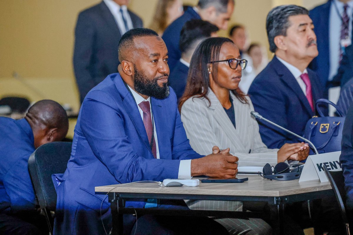 HassanAliJoho's tweet photo. Being elected as the Vice President of the 3rd United Nations Ocean Conference (UNOC 3) which kicked off today in Nice, France, inspires me as it places us in a pivotal position to advance the interests of Kenya and Africa on the global stage.

As Vice-President of this esteemed global organization, I will have the opportunity to advocate for our country's interests and deliver interventions on behalf of specific groups, including the African Group, at the 3rd Ocean Action. I will also represent our continent at High-Level events related to the conference.

I am optimistic that this role will significantly elevate our country's profile in matters of ocean conservation.

Accompanying me at the conference is Ms. @PS_Betsy_Njagi, Principal Secretary of Blue Economy and Fisheries. 

#UNOC3 
#UNOC2025