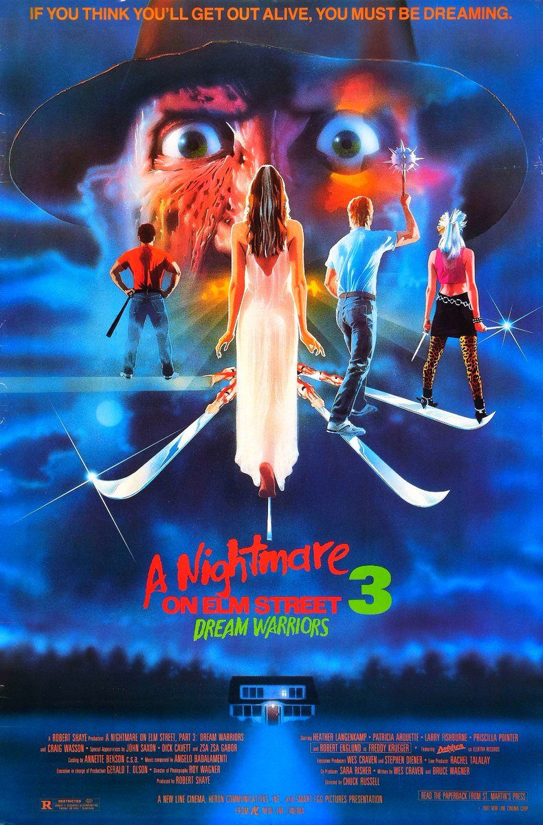 A Nightmare on Elm Street 3: Dream Warriors (1987)

Elm Street posters are just next level.