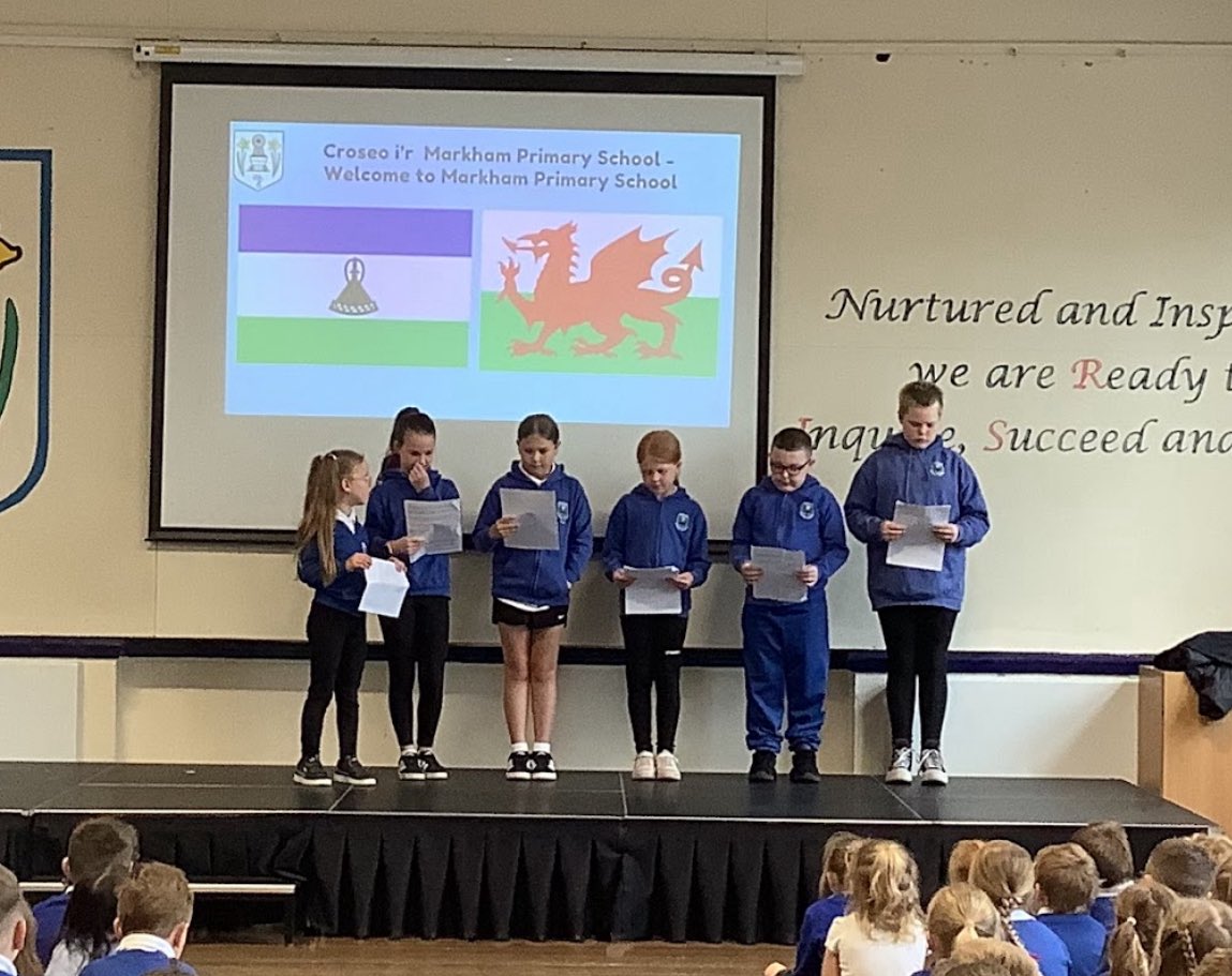 We were delighted to start our partnership with <a href="/DolenCymru/">Dolen Cymru Lesotho</a> today by welcoming the Headteacher of St Gerard Primary School in Lesotho to MPS. We are excited to learn so much from each other over the coming weeks. A big Croeso to Markham and <a href="/CaerphillyCBC/">CaerphillyCBC</a> 💙
