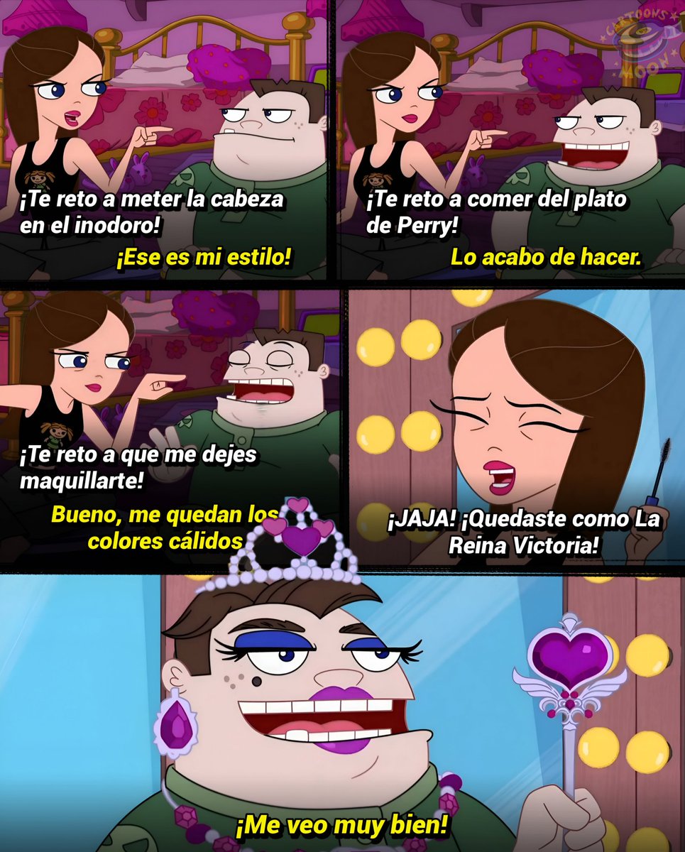 CartoonsOTMoon's tweet photo. Grítalo reina https://t.co/FaYqgUZ56b