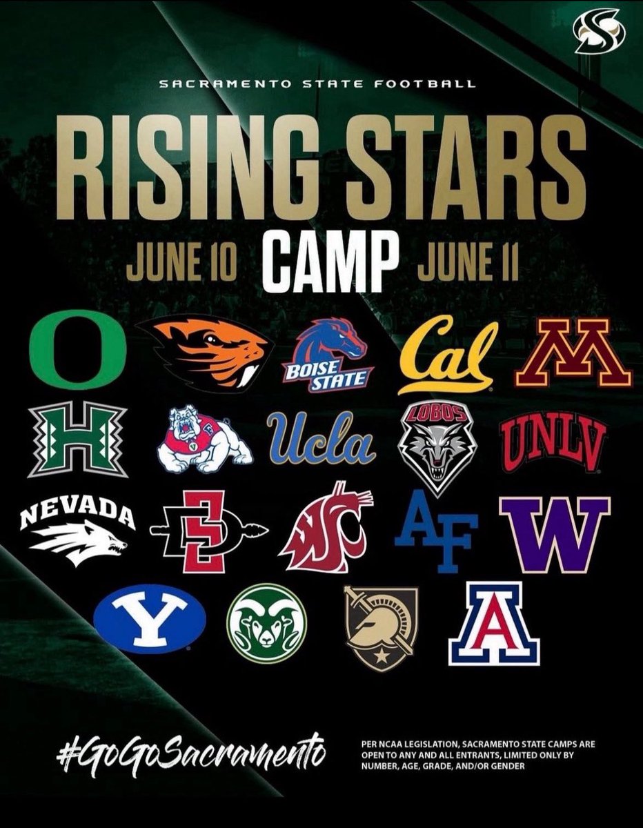 Prince Parham (@pr1nceparham) on Twitter photo I’ll be attending <a href="/SacHornetsFB/">Sac State Football</a> mega camp, Tues 6/10. I’ll be competing in the 2027 class group !
<a href="/evans_antoine/">Coach Antoine Evans</a> <a href="/BrandonHuffman/">Brandon Huffman</a> I’ll be attending <a href="/SacHornetsFB/">Sac State Football</a> mega camp, Tues 6/10. I’ll be competing in the 2027 class group !
<a href="/evans_antoine/">Coach Antoine Evans</a> <a href="/BrandonHuffman/">Brandon Huffman</a>