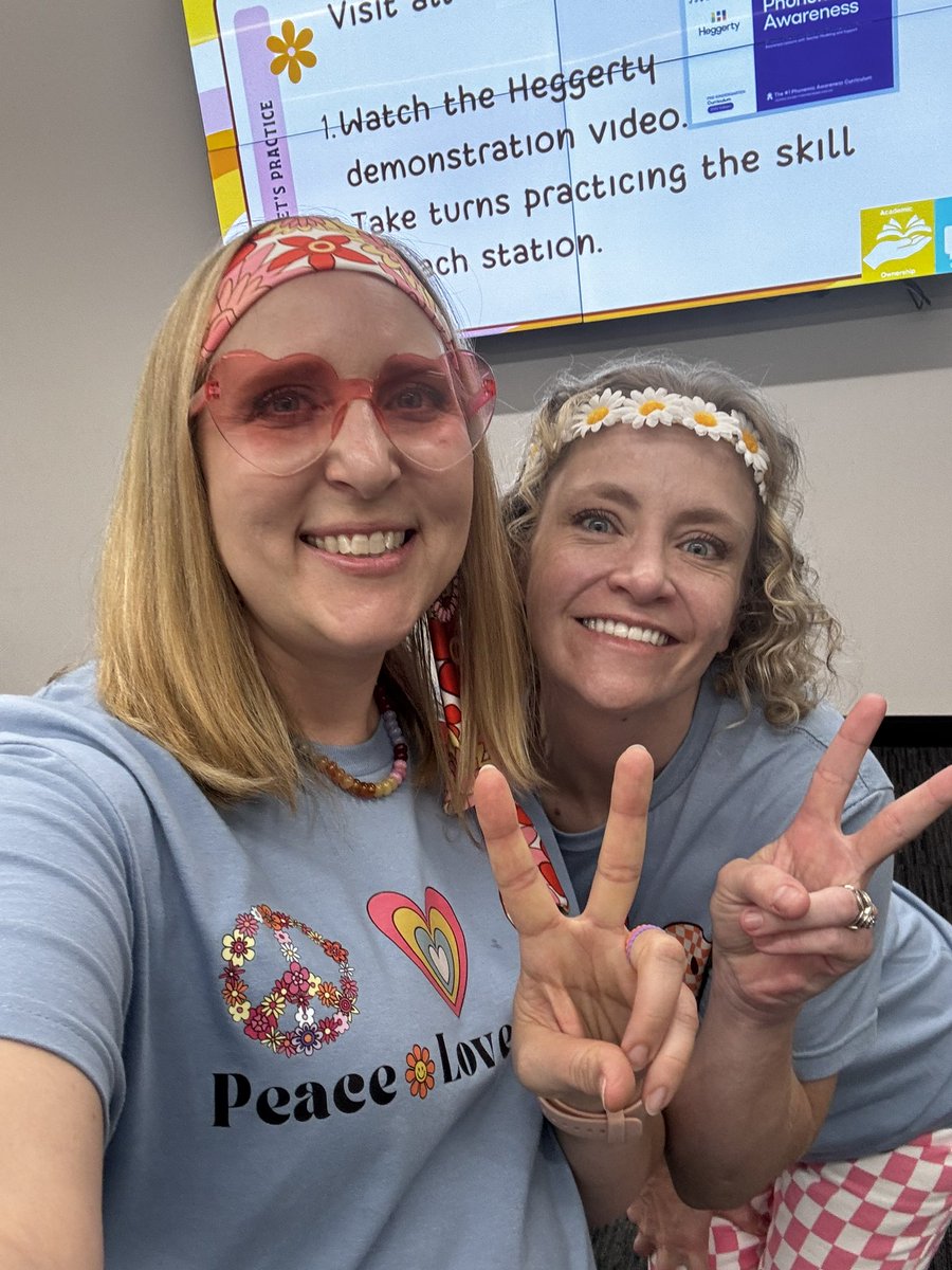 ✌️, 🩷 &amp; 😁PreK❣️ Early Literacy is GROOVY! #lisdpk #onelisd