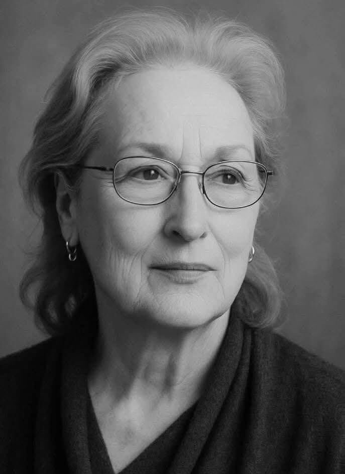 “…Aging isn’t about losing — it’s about letting go.
It’s about learning to accept, to release, and to truly see:
That beauty was never just in the mirror…
It lived in every story, scar, and silent strength we carried within.
Aging is a gift. Wear it with dignity.”

~M.Streep