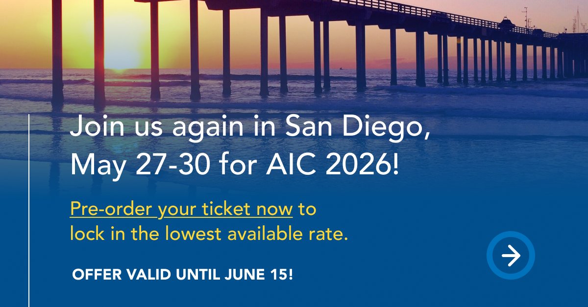 IFM's Annual International Conference (AIC) will be held again at the Manchester Grand Hyatt in San Diego next year! You can be a part of the energy and community on-site while learning about the innovative and evidence-based practices that make a difference in clinical care.