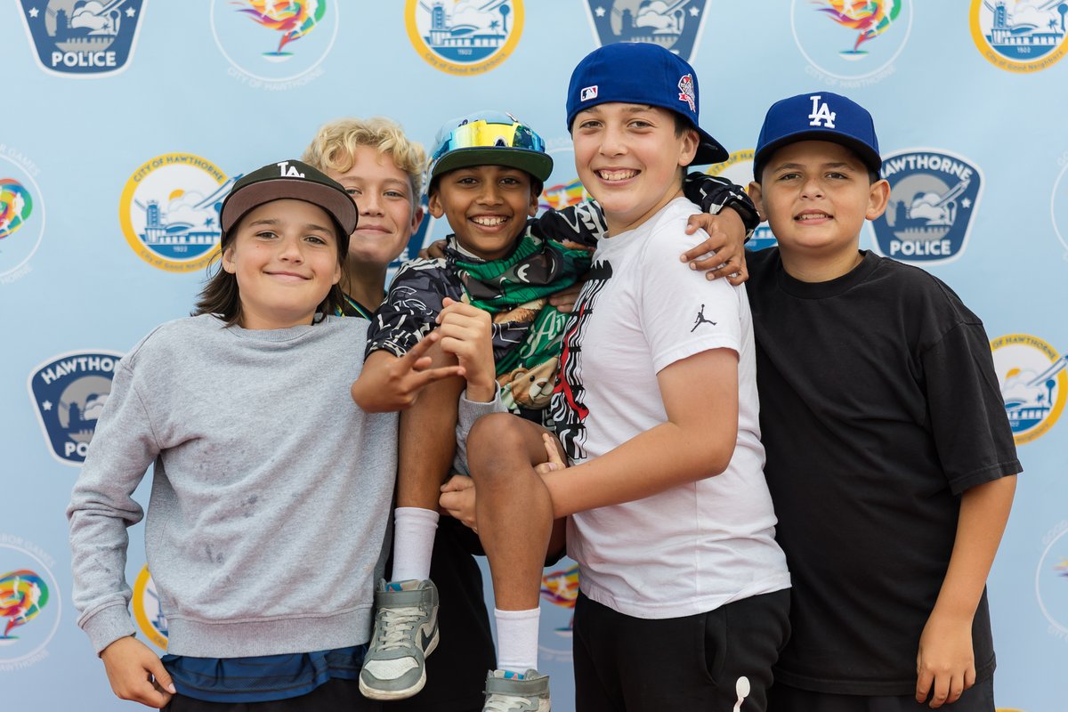 hawthorneCAL's tweet image. Winners of the FIRST EVER Hawthorne Good Neighbor Games were treated by the Hawthorne Police on June 5th to a watch party of this year’s NBA Finals at the Hawthorne Airport, where they played games, eat food, & watch two of the best teams in the NBA compete in the biggest stage!